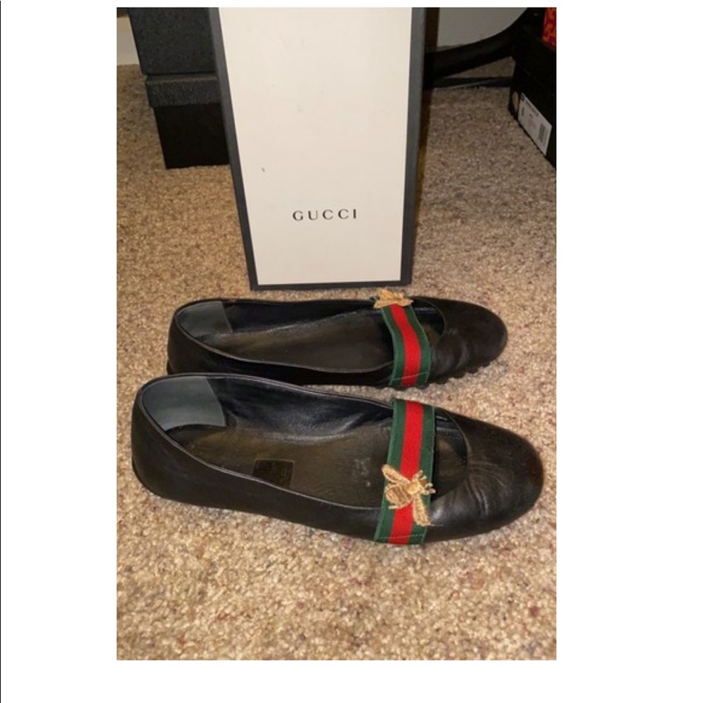 Gucci black ballet flats